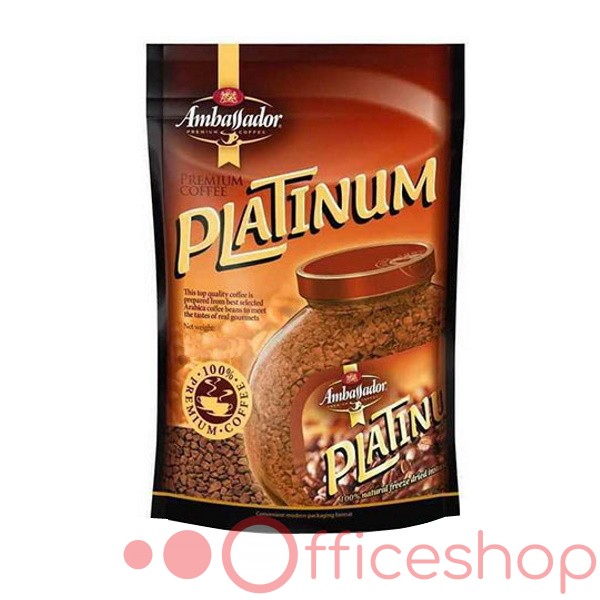Cafea solubilă Ambassador Platinum 150 gr, în pachet 202012